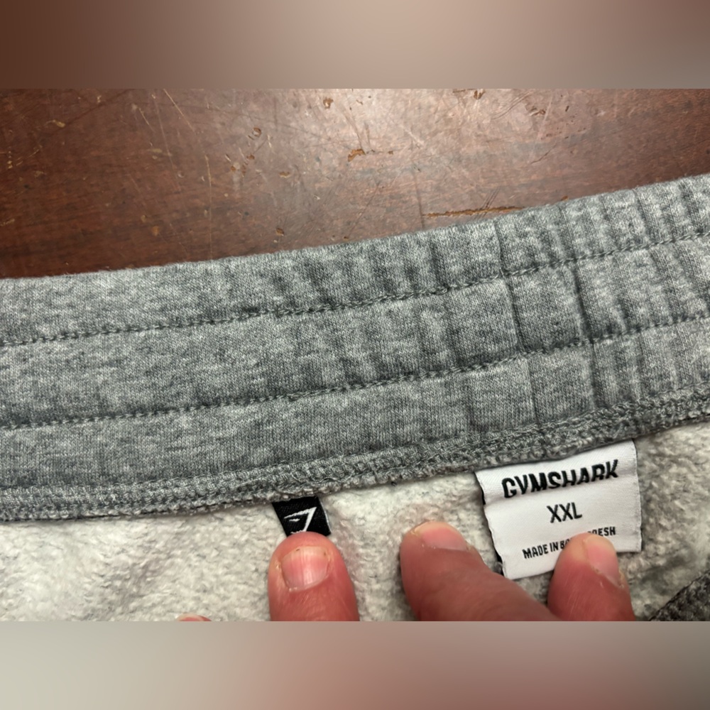 Men’s gymshark xxl gray sweats cinched ankle workout running workout excellent - Picture 6 of 6